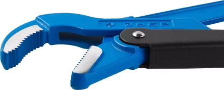 Ключ трубный рычажный ЗУБР &quot;ПРОФЕССИОНАЛ&quot;, изогнутые губки, цельнокованый, Сr-V, № 3,  2&quot; 27337-3_z01 купить в Губкинске