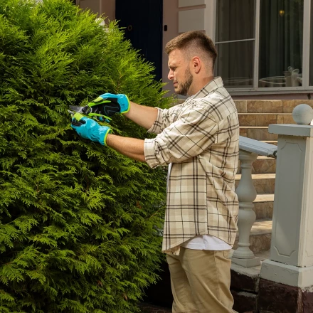 Секатор прямого реза Palisad, 200 мм, металлические обрезиненные рукоятки, 6054958 купить в Губкинске