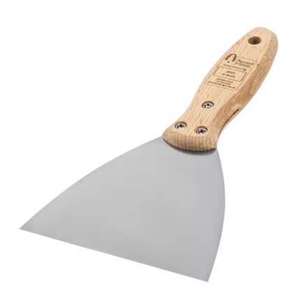 Шпательная лопатка из нержавеющей стали Matrix, 120 мм, буковая рукоятка, EFP 85618 купить в Губкинске