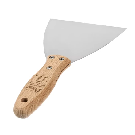 Шпательная лопатка из нержавеющей стали Matrix, 120 мм, буковая рукоятка, EFP 85618 купить в Губкинске