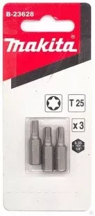 Биты Makita Тоrх Т25 25мм 3шт (B-23628) купить в Губкинске