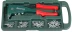 Заклепочник, KRAFTOOL &quot;NX-5&quot; 31173-H6, усиленный литой к d=2,4-4,8 мм - Al и сталь, d=2,4-4,0 - нерж сталь, в боксе, с набором заклепок 31173-H6 купить в Губкинске