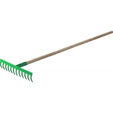 Грабли РОСТОК садовые с черенком, 12 прямых зубцов 421901-12 купить в Губкинске
