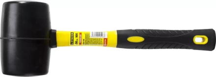 Киянка STAYER &quot;PROFESSIONAL&quot; резиновая ЧЕРНАЯ, с фиберглассовой ручкой, 900г 2054-90 купить в Губкинске