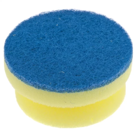 Губки для посуды c тефлоновым покрытием круглые d 95х50 мм 2 шт в картоне ТМ Elfe 92361 купить в Губкинске