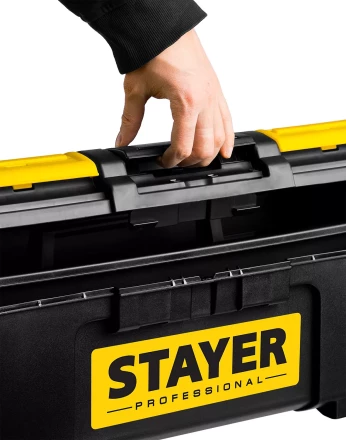 Ящик для инструмента "TOOLBOX-19" пластиковый, STAYER Professional 38167-19 купить в Губкинске