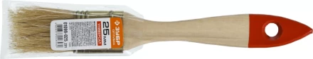 Кисть плоская ЗУБР &quot;УНИВЕРСАЛ-ОПТИМА&quot;, светлая щетина, деревянная ручка, 25мм 01099-025_z01 купить в Губкинске