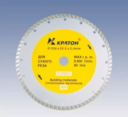 Круг алмазный TURBO HOBBY 180 х 22,2 х 2,6 мм Кратон 1 08 03 004 купить в Губкинске