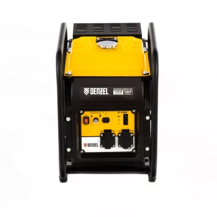Генератор инверторный GT-2500iF, 2.5 кВт, 230 В, бак 5 л, открытый корпус, ручной старт Denzel 94704 купить в Губкинске