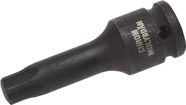 Торцовая головка KRAFTOOL "INDUSTRIE QUALITAT" ударная (1/2"), TORX, Cr-Mo, фосфатированная, T60 27952-60_z01 купить в Губкинске