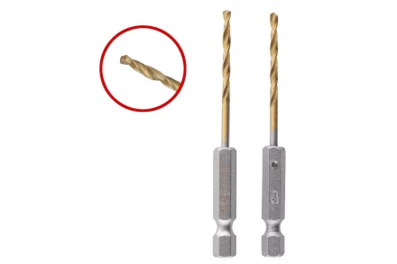 Сверло по металлу HAMMER Ф2.5х77мм (202-802 DR MT 2шт.) купить в Губкинске