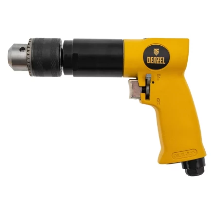 Пневматическая дрель Denzel 57478 PD500, 500 об/мин, 114 л/мин, 13 мм купить в Губкинске