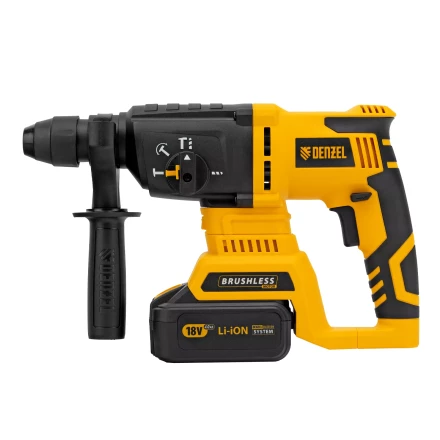 Перфоратор аккумуляторный BLRH-IB-26 Li-Ion, 18 В Denzel 26701 купить в Губкинске