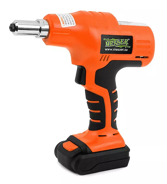 Аккумуляторный заклепочник MESSER W4560 для вытяжных заклепок (2,4 - 5,0 мм) купить в Губкинске
