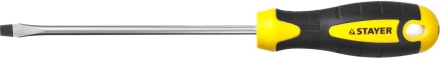 Отвертка STAYER &quot;MASTER&quot; &quot;ТECHNO&quot;, двухкомпонентная рукоятка, магнитный наконечник, Cr-V, SL6,0x150мм 2507-06-15_z02 купить в Губкинске