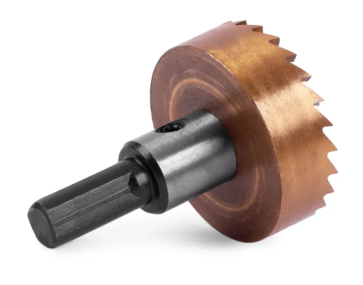 HSS-TiN коронка MESSER 40мм с центр. сверлом и толкающей пружиной для  лист. материала  до 2 мм ц/х купить в Губкинске