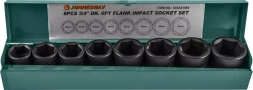 Набор головок торцевых ударных 3/4"DR 26-38мм 8предметов Jonnesway S03A6108S 48531