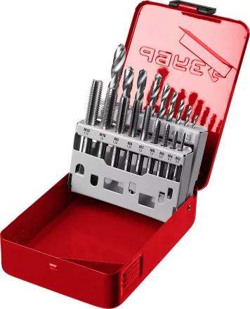 Наборы метчиков и плашек в металлическом боксе серия МАСТЕР купить в Губкинске