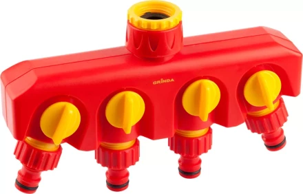 Распределитель GRINDA четырехканальный, из ударопрочной пластмассы 8-426313_z01 купить в Губкинске