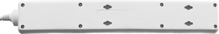 Сетевой фильтр STAYER "MASTER" электрический, 6 гнезд, заземление, макс. мощн. 2200 Вт, 3м 55067-3 купить в Губкинске