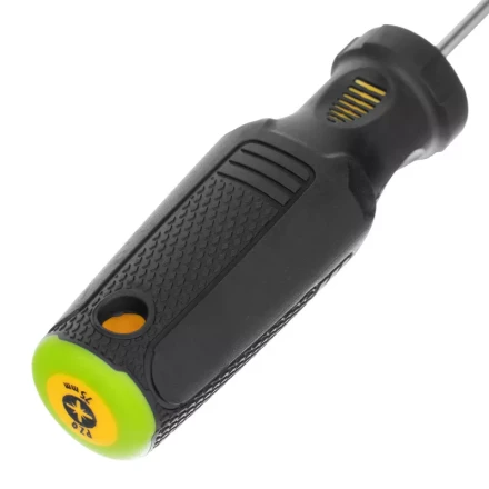 Отвертка PZ0x75 мм, CrV, трехкомпонентная рукоятка Denzel 12203 купить в Губкинске