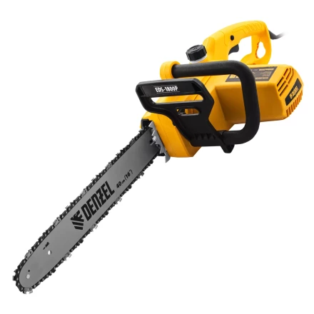 Пила цепная электрическая Denzel EDS-1800P 95615, 1.8 кВт,поперечная, шина 40 см, шаг 3/8, паз 1.3 мм, 57 звеньев купить в Губкинске