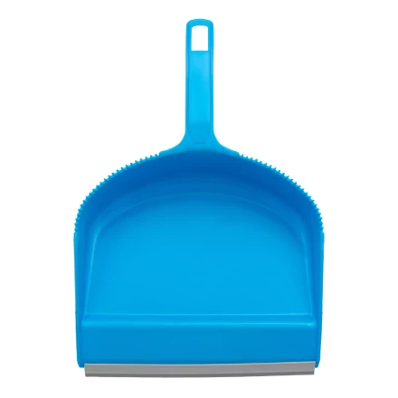 Набор: совок с кромкой 330 x 225 мм и щетка-сметка 285 мм, голубой, Home Palisad 933105 купить в Губкинске