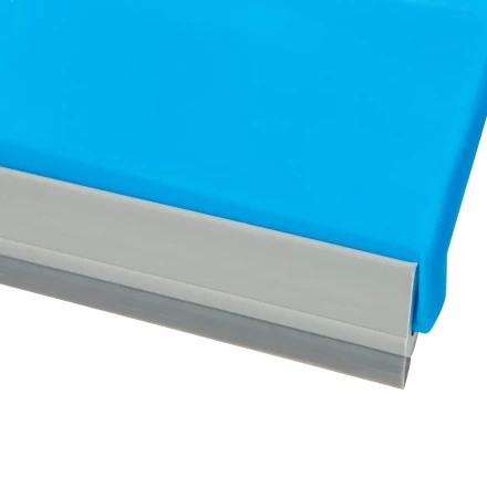 Набор: совок с кромкой 330 x 225 мм и щетка-сметка 285 мм, голубой, Home Palisad 933105 купить в Губкинске