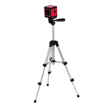 Лазерный уровень MTX XQB GREEN Pro SET 350195, 20 м, зеленый луч, батарейки, штатив купить в Губкинске