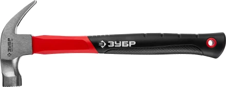 Молоток-гвоздодер ЗУБР &quot;МАСТЕР&quot;, боек c магнитом и фиберглассовой рукояткой, 450 г 20356-450 купить в Губкинске