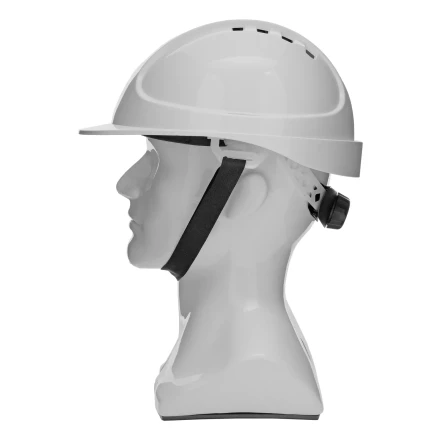 Каска защитная ударопрочная Denzel 89204, ABS/PC, плавная регулировка, модель «Форвард» (К-05),белая купить в Губкинске
