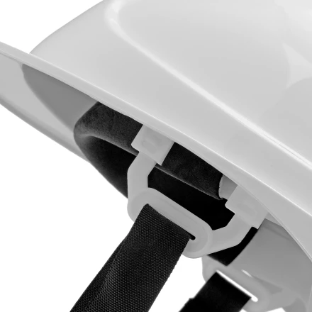 Каска защитная ударопрочная Denzel 89204, ABS/PC, плавная регулировка, модель «Форвард» (К-05),белая купить в Губкинске