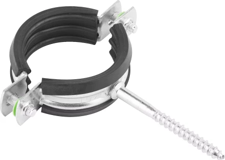 ЗУБР. Хомут трубный оцинкованный, с шурупом, 1 1/2&quot;, 1шт 37854-48-53-1 купить в Губкинске