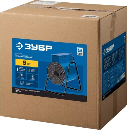 Пушка тепловая круглый корпус ЗТП-9 серия ПРОФЕССИОНАЛ купить в Губкинске