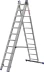 Лестница ЗУБР универсальная, трехсекционная со стабилизатором, 12 ступеней 38831-12 купить в Губкинске