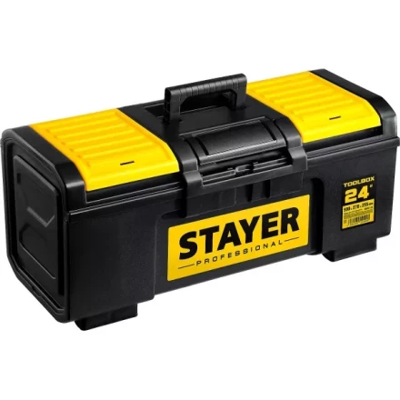 Ящик для инструмента "TOOLBOX-24" пластиковый, STAYER Professional 38167-24 купить в Губкинске