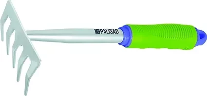 Грабли 5-зубые 110x280 мм обрез. рукоятка может использ. в сборе с ручкой 63016 63017  PALISAD 63003 купить в Губкинске