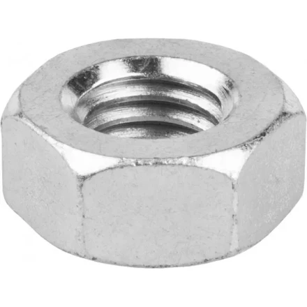 Гайка ЗУБР &quot;МАСТЕР&quot; шестигранная ГОСТ 5927-70, класс прочности 6, оцинкованная,  M10, 5кг 303550-10 купить в Губкинске