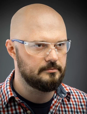 ЗУБР БОЛИД, открытого типа, прозрачные, сферические стёкла устойчивые к запотеванию, защитные очки, Профессионал (110485) купить в Губкинске