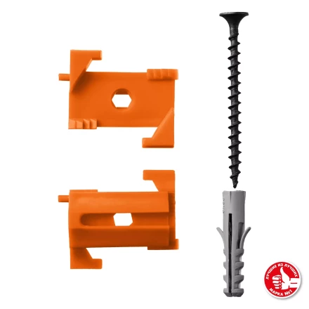 ЗУБР ВИНТ-Н25, 25 шт, набор: СКШМ в комплекте с дюбелем и саморезом (30955-Н25) купить в Губкинске