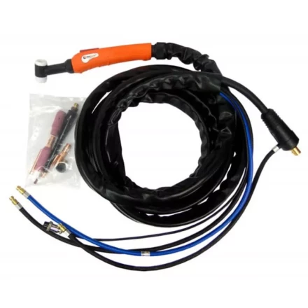 Горелка UnoTIG 18 8м разъем 35мм2 с кнопкой ж/охл FoxWeld купить в Губкинске