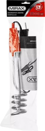 Кипятильник MIRAX, 1000 Вт, 220В 55418-10 купить в Губкинске