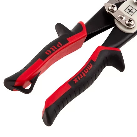 Ножницы по металлу Matrix 78328, удлиненные, 290 мм, прямой рез, CrMo, двухкомпонентные обрезиненные рукоятки, PRO купить в Губкинске