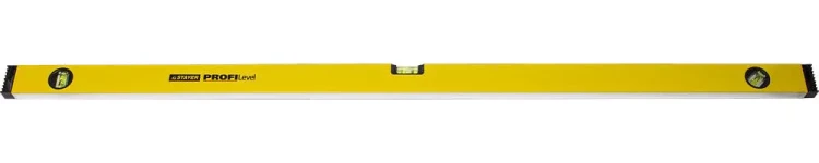 Уровень STAYER "PROFI" "PROFILevel" коробчатый усиленный, фрезерованный, 3 противоударных ампулы, 120см 3466-120 купить в Губкинске
