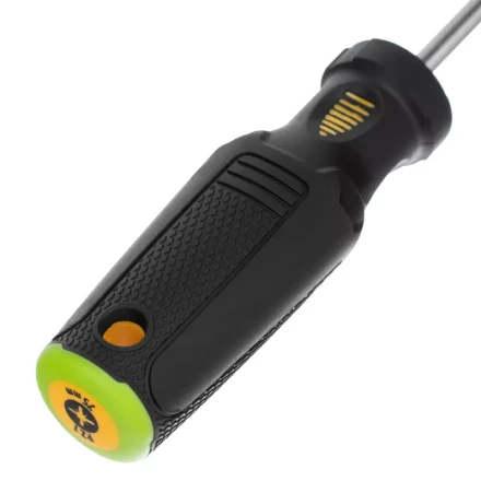 Отвертка PZ1x75 мм, CrV, трехкомпонентная рукоятка Denzel 12205 купить в Губкинске