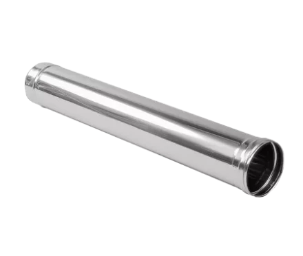 Труба отвода отраб. газов  из нерж.стали 1 м(диаметр 120 мм) для теплогенераторов BALLU EC, VERTIGO купить в Губкинске