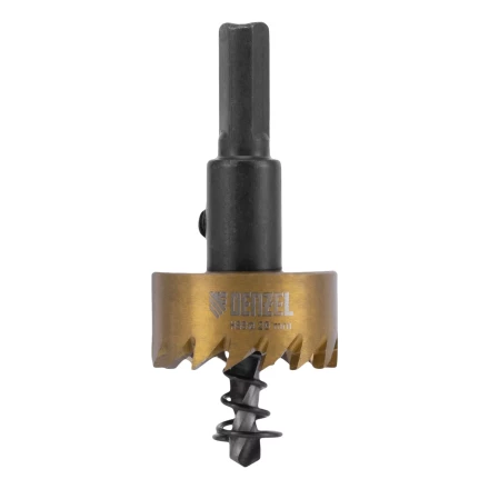 Коронка по металлу HSS, 28 мм, нитридтитановое покрытие Denzel 724106 купить в Губкинске