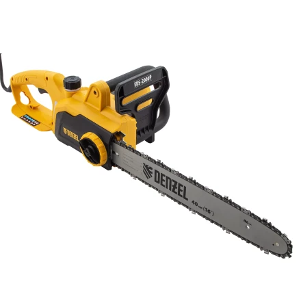 Пила цепная электрическая Denzel EDS-2000P 95616, 2 кВт,поперечная, шина 40 см, шаг 3/8, паз 1.3 мм, 57 звеньев купить в Губкинске