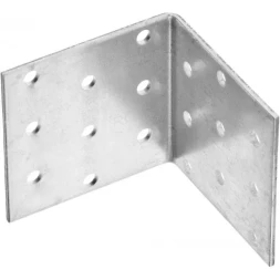 Крепежный угол ЗУБР &quot;МАСТЕР&quot; равносторонний, 60х60х60мм, 20шт 310205-060-060