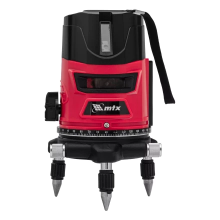 Лазерный уровень MTX CRX-30R, 30 м, красный луч, батарейки, резьба 5/8&quot; 35030 купить в Губкинске